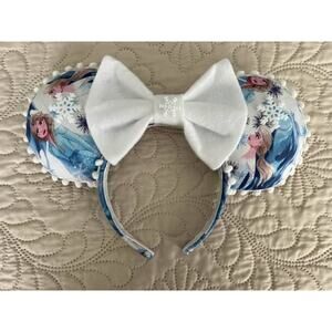 Disney Frozen Anna Elsa Handmade Minnie Ears